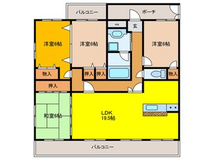 ドミール岸田の物件間取画像